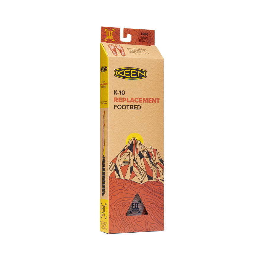 Mens Outdoor K-10 Replacement Insole Burnt Orange
