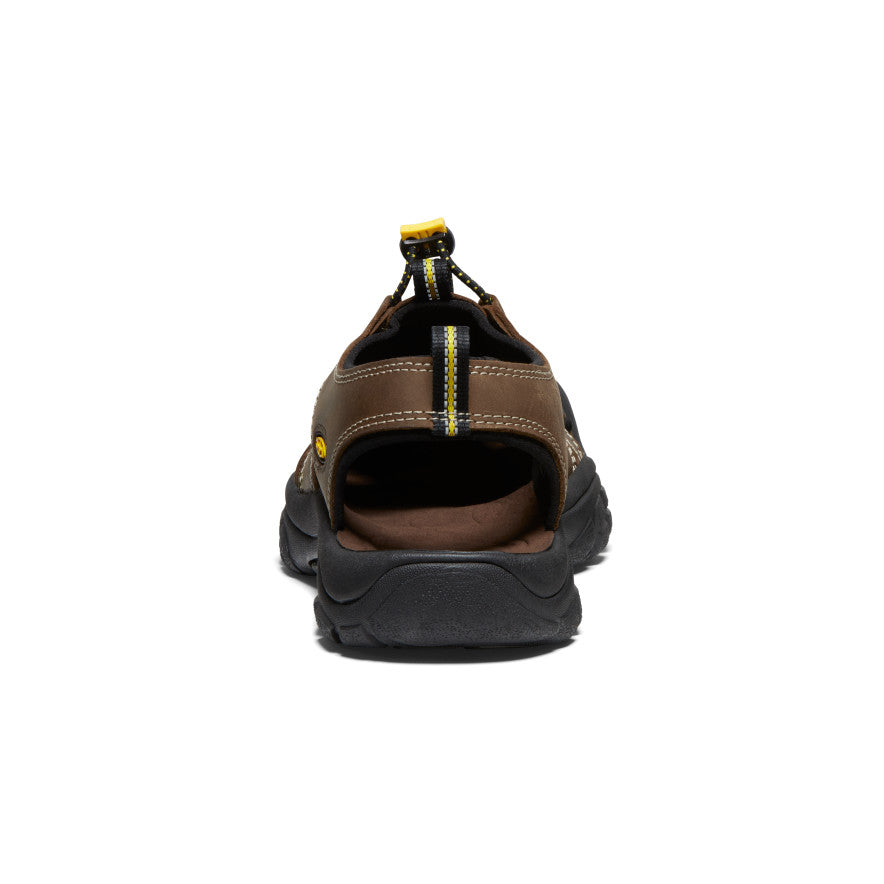Mens Newport Leather Sandal Bison