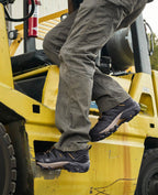 Mens Lansing Mid Waterproof Steel Toe Cascade BrownBrindle
