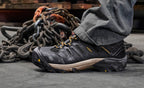 Mens Lansing Mid Waterproof Steel Toe Cascade BrownBrindle