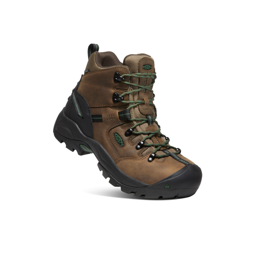 Mens Pittsburgh Energy 6 Waterproof Boot Carbon Toe Cascade BrownGreener Pastures